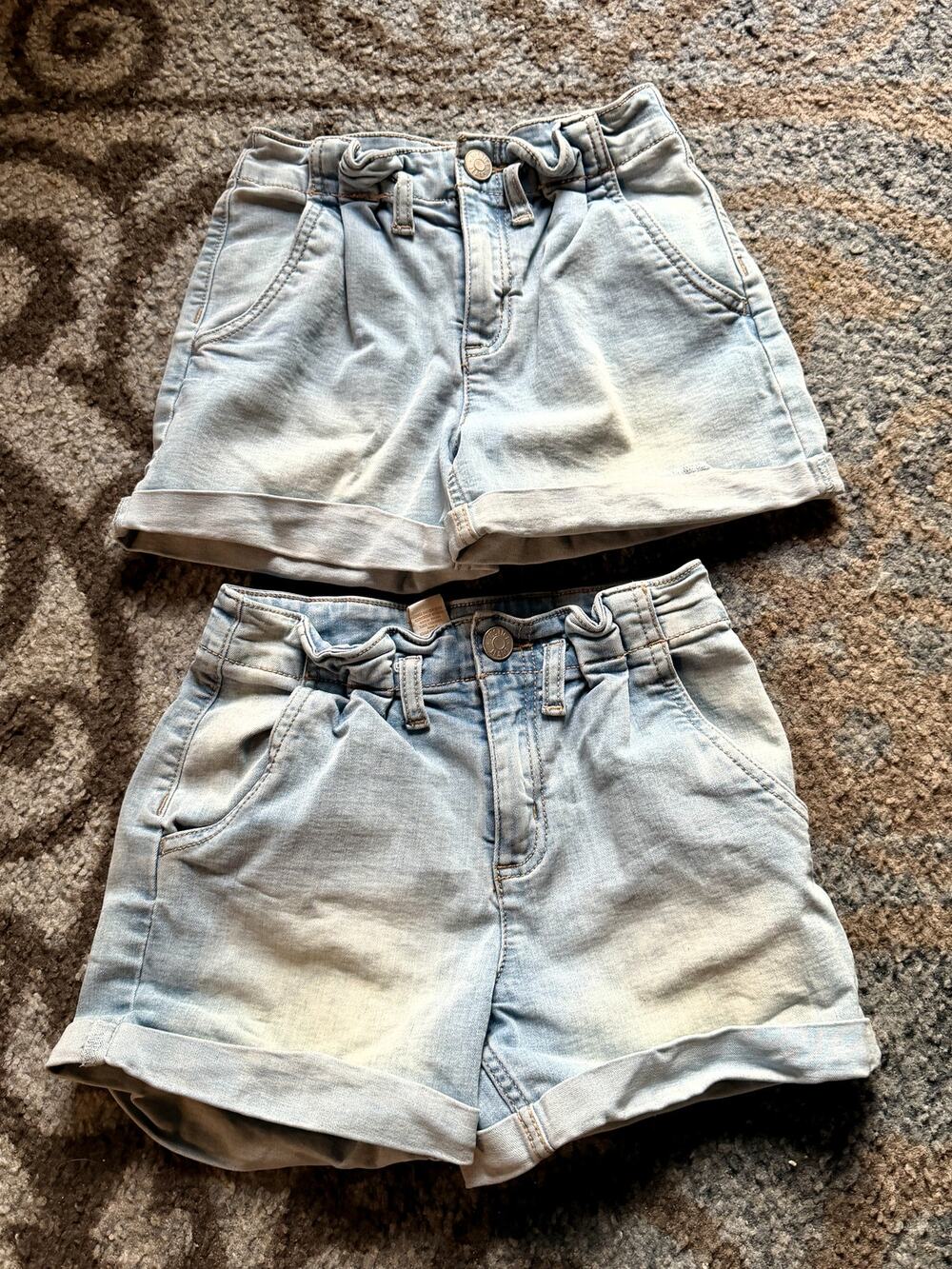 2 pairs of Justice brand girls shorts